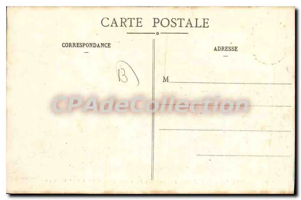 Marseille - N.D. de la Garde, Ansicht des « Vieux Port » — Sonderausgabe der Basilika - Rückseite