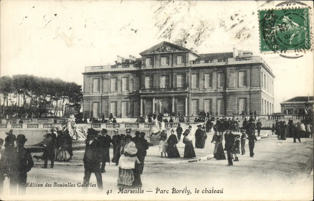 Marselha — Parque Borely, o castelo — Edição das Novas Galerias, n°41 - Frente
