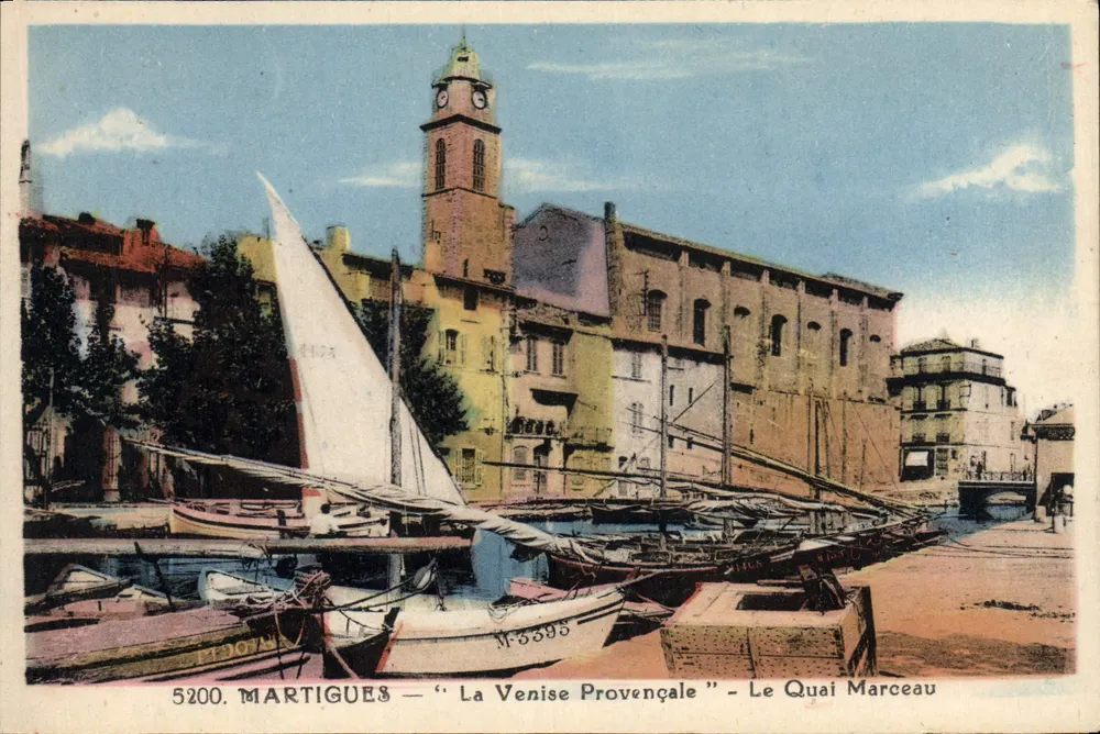 Martigues — 'La Venise Provençale' — Le Quai Marceau - Vorderseite
