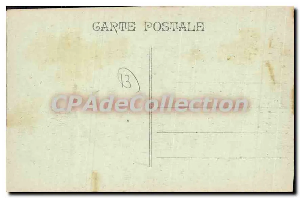 Marseille — Koloniaal Tentoonstelling 1927 — De Grande Allée genaamd de Robes Forgues - Achterkant