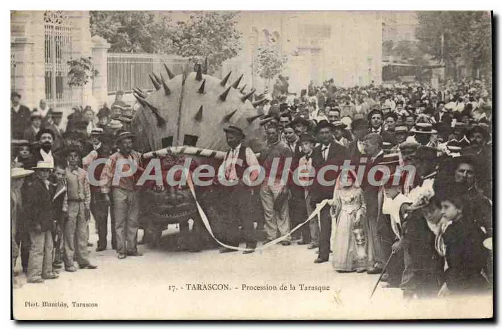 Tarascon - Procissão da Tarasque — Fot. Blanchin, Tarascon, n°17 - Frente