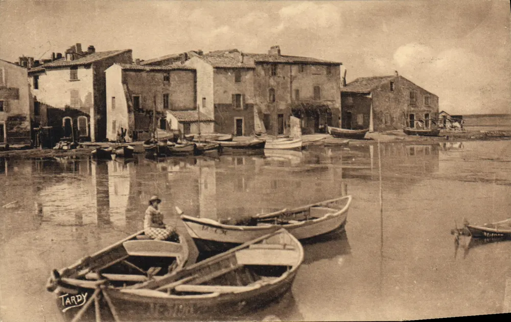O litoral de Martigues — O canto dos pescadores — Tarby - Frente