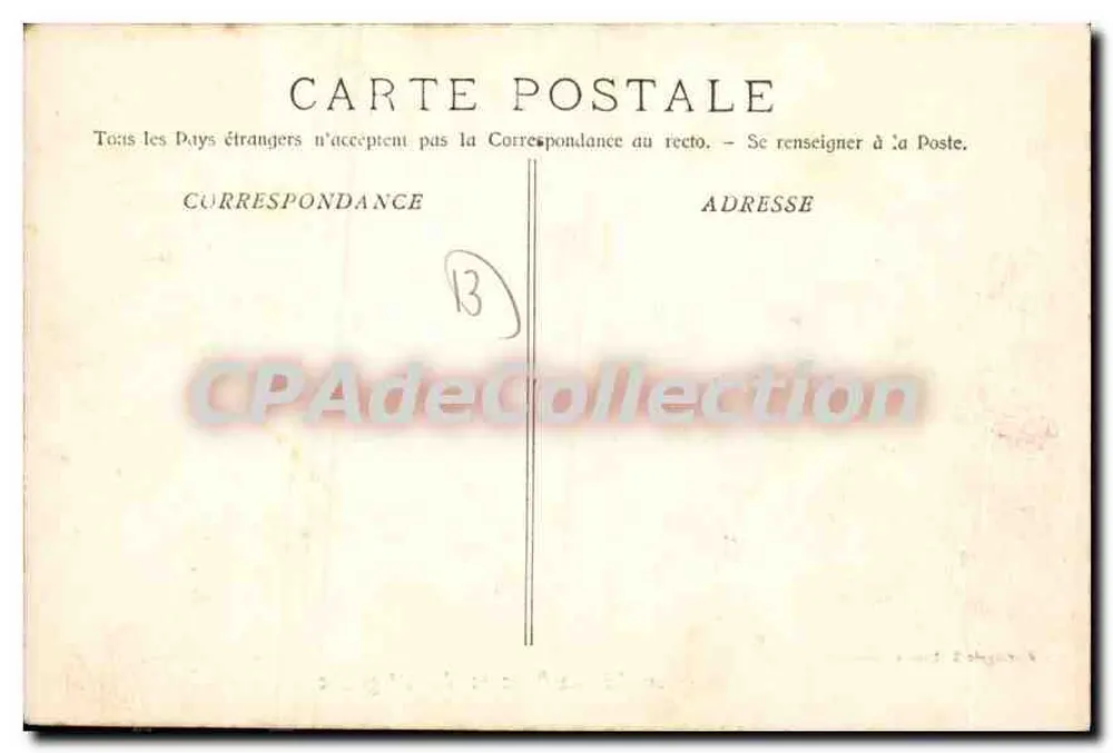 Marseille - La Plage von der linken Seite gesehen — Phototype E. Lacour, n°89 - Rückseite