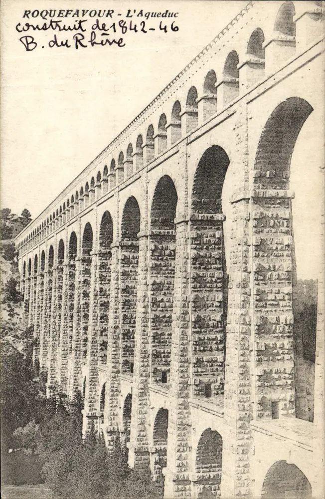 Roquefeuil - El Acueducto - B. du Rhône - Anverso