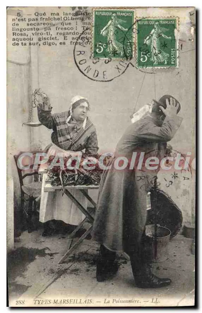 ला पोइसॉनियर — मार्सेलियाई टाइप्स — LL. संख्या 288 - आगे