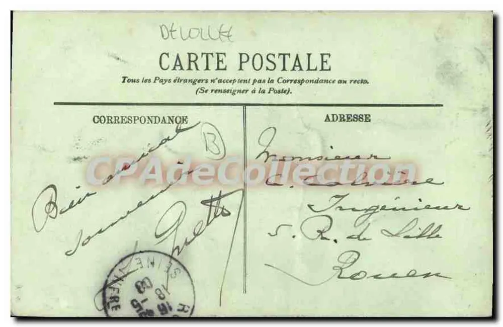 Fischhändler — Marseiller Typen — LL. n°284 - Rückseite
