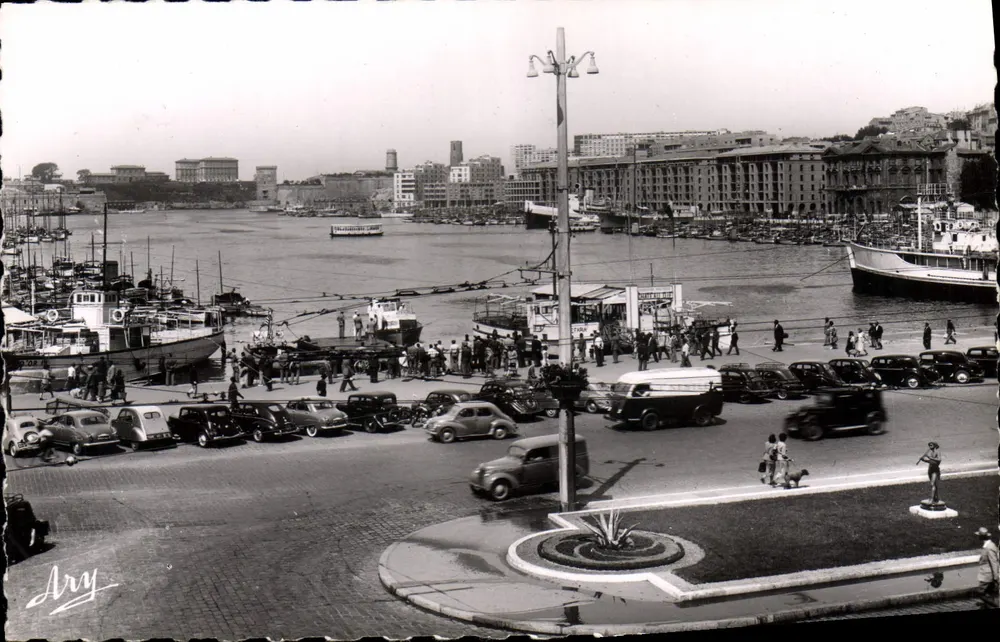 Panorama over het Haven — Marseille — Uitgave TARDY - Voorkant