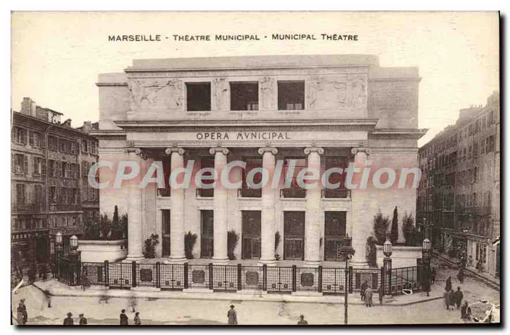 Marselha - Teatro Municipal - Municipal Theatre - Frente