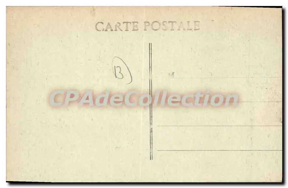 Um golpe de Mistral em Marselha — Igreja e estátua do Monte Sainte-Victoire — Foto Bourse Adda, Marselha - Verso