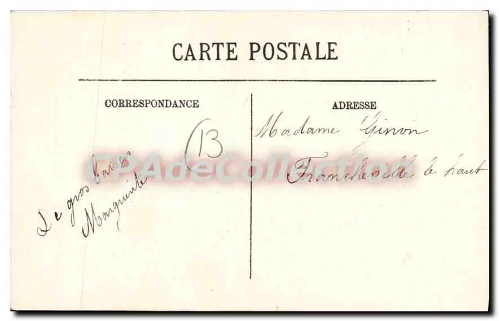 Mulher em traje arlésio — Provence — Selecta LL n°27 - Verso
