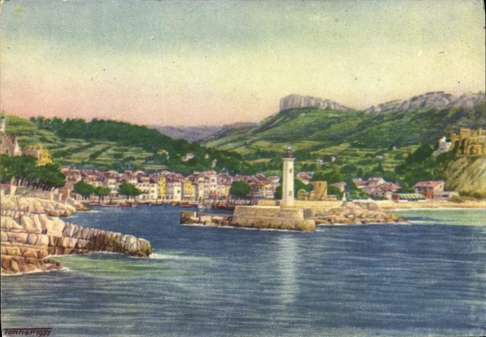 Cassis-sur-Mer — Vista Geral — Tannen 1937 - Frente