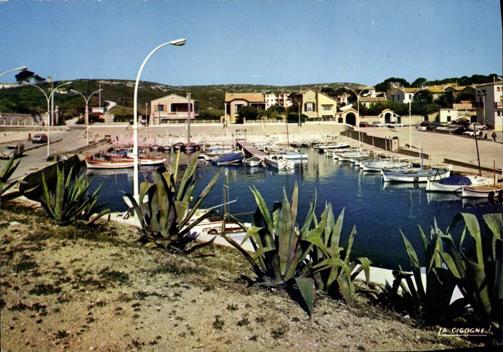 Port La Cigogne — SAUSSET LES PINS (13) — Wydawnictwo La Cigogne - Awers