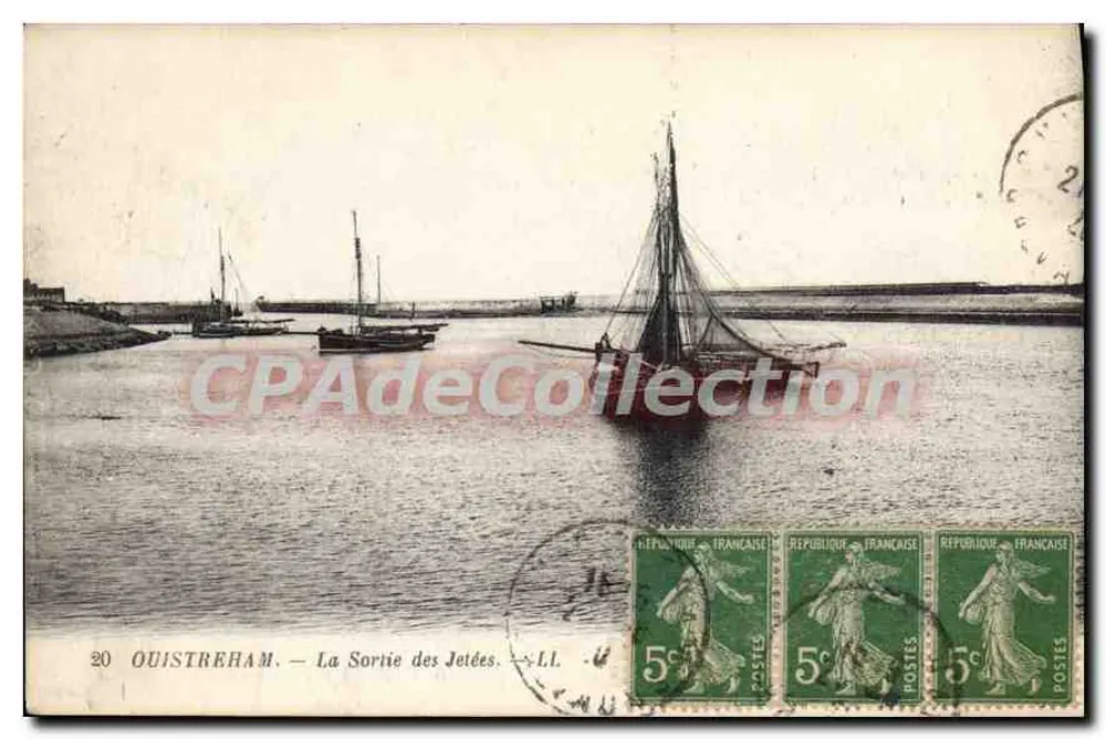 Ouistreham — A Saída das Docas — LL n°20 - Frente