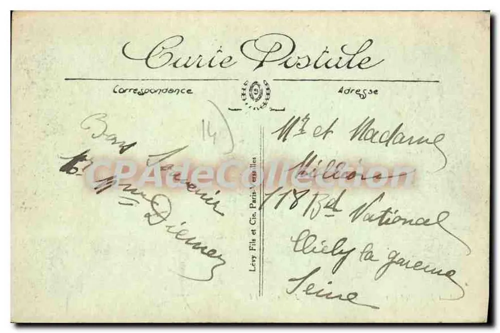 Ouistreham — A Saída das Docas — LL n°20 - Verso