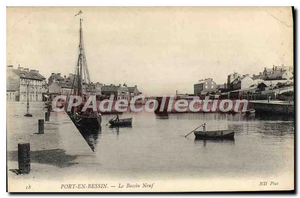 PORT-EN-BESSIN — Der neue Hafen — ND Phot - Vorderseite