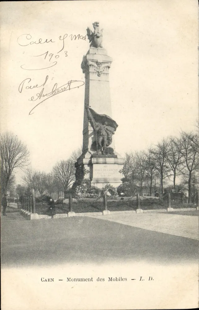 Caen — Monumento dos Mobiles — L. D. - Frente