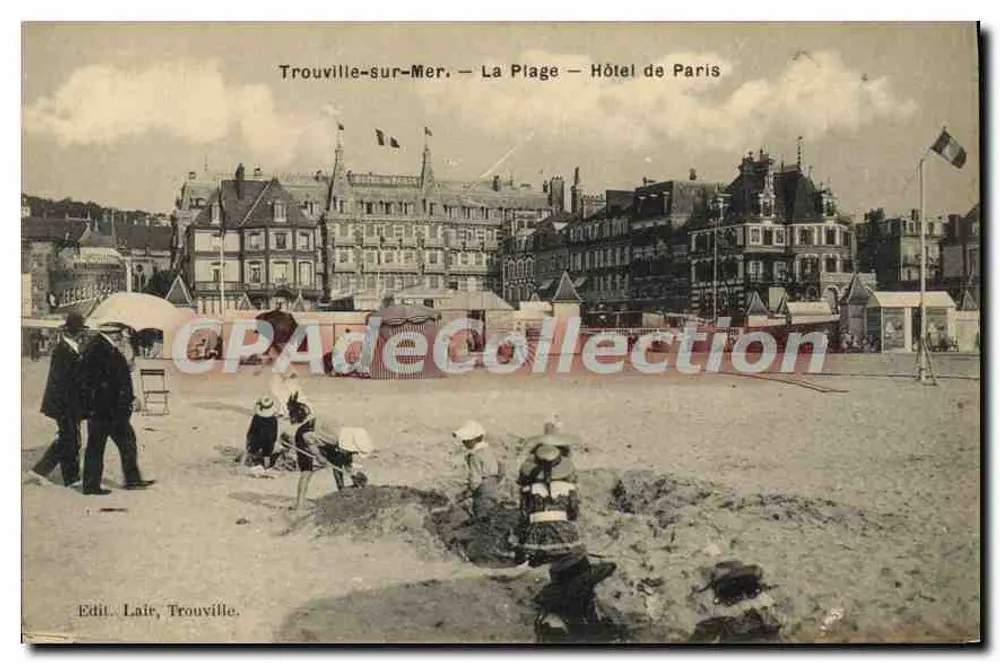 Trouville-sur-Mer — Die Strand — Hôtel de Paris - Vorderseite