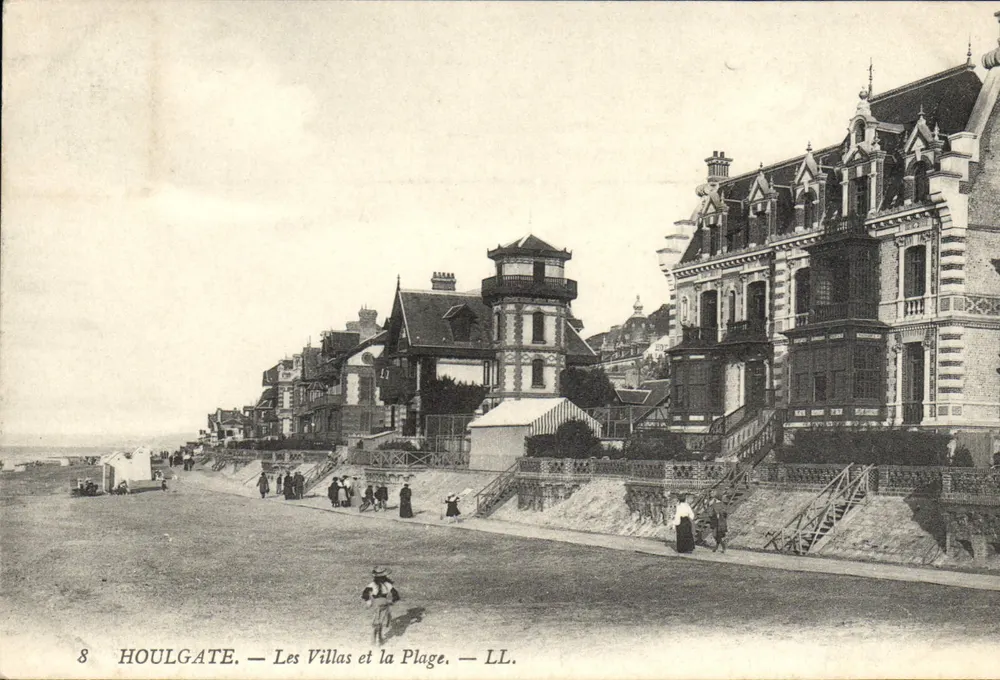 Houlgate — As Villas e a Praia — LL. n°8 - Frente