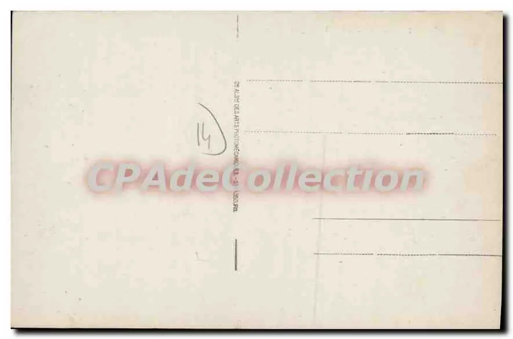 Villerville - A Digue — vista da digue e do castelo na costa — editor CPADeCollection - Verso