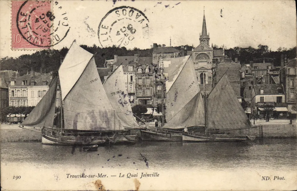Trouville-sur-Mer — Le Quai Joinville — ND. Phot. - Vorderseite