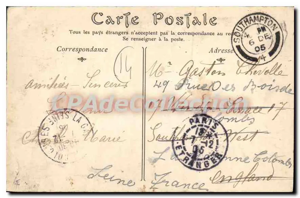 Trouville-sur-Mer — Le Quai Joinville — ND. Phot. - Rückseite