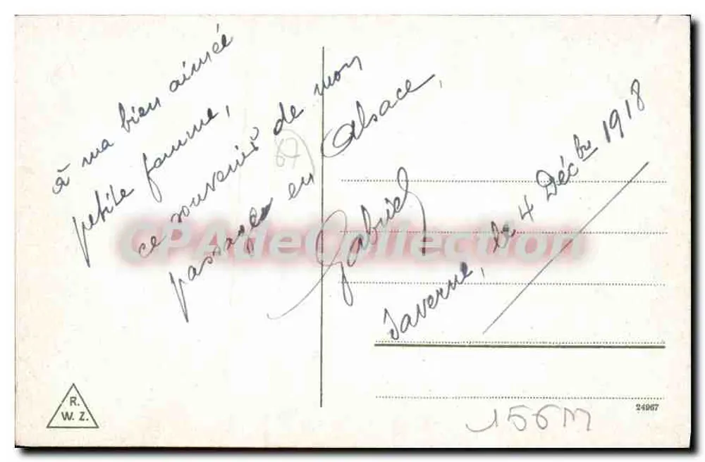 Saverne — Vale da Zorn — editor R. W. Z. - Verso