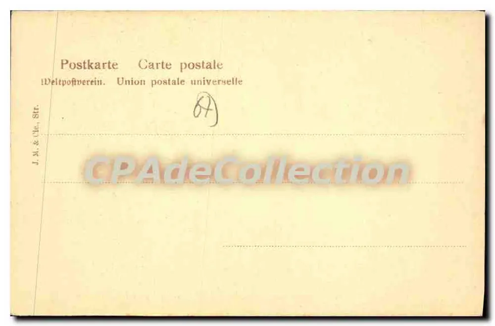Elsässerin — Alsacienne — J.M. & Cie, SIT. No. 7 - Back
