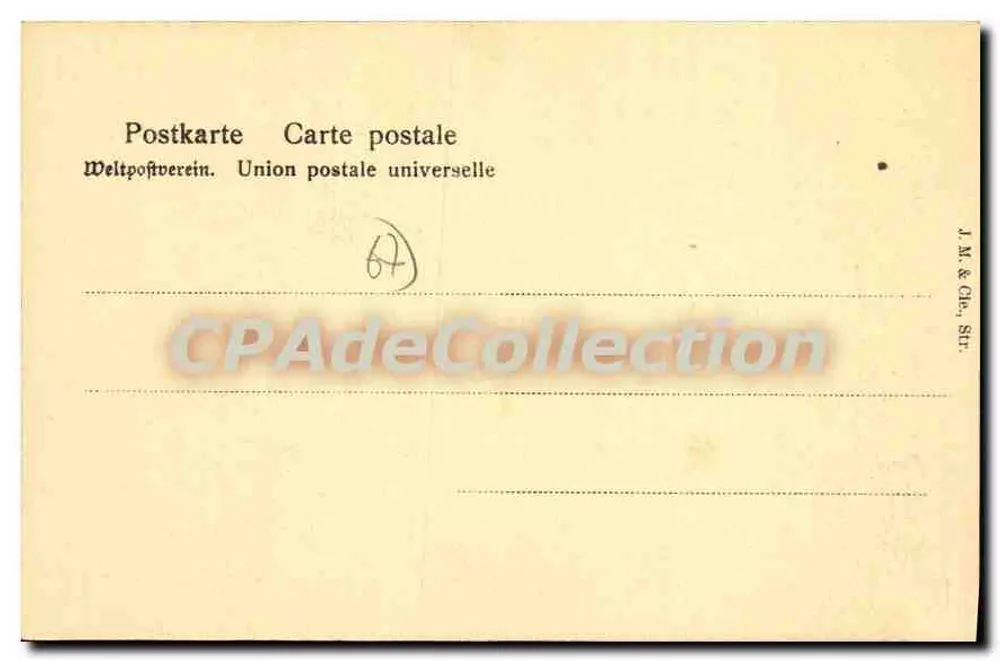 Marquise — Portrait in traditional costume — Ges gesch. No. 53 - Back