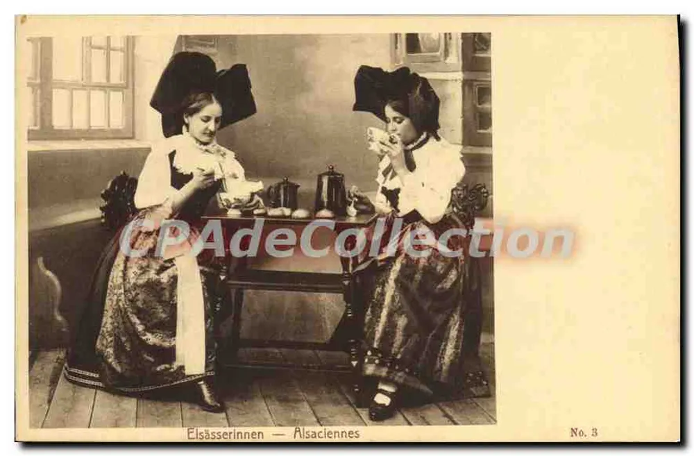 Duas Alsacianas — chá — J.M. & Cie, Str. No. 3 - Frente