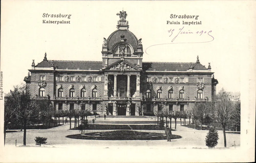 Strasbourg - Palácio Imperial — Lang-Froereisen, n°67 - Frente
