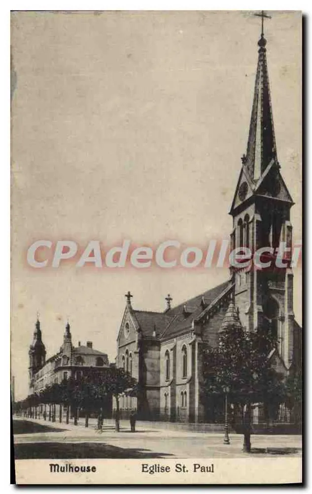 Mulhouse — Igreja São Paulo — CPAdeCollecti - Frente