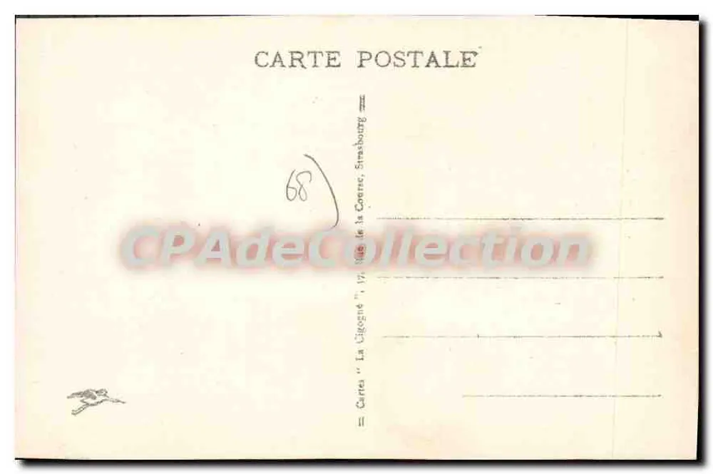 Sainte-Marie-aux-Mines — Vista geral — Carte de la Coerne, Strasbourg - Verso