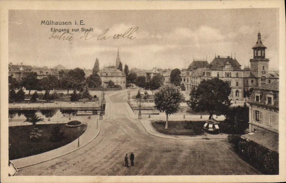 Mülhausen i. E. — Eingang zur Stadt — Verlag nicht sichtbar - Vorderseite