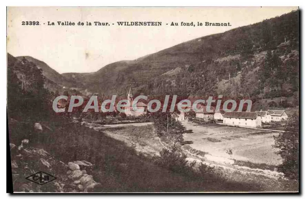 La Vallée de la Thur - WILDENSTEIN - Im Hintergrund, Bramont - Vorderseite