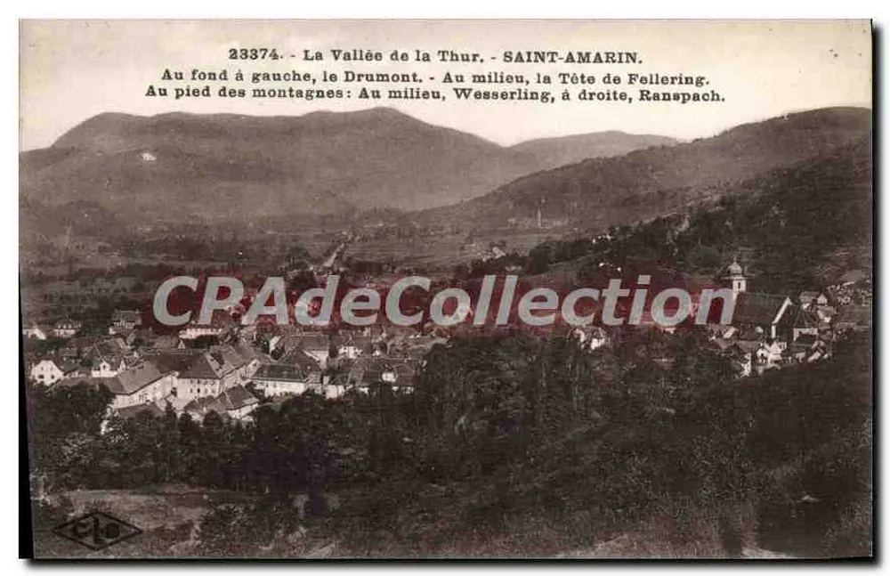 थर की घाटी - सेंट-अमेरिन — पैनोरमा दृश्य साथ महाद्वीप के लेखांकन — एडिटर सी. लारिंकॉन, बेसांसॉन, संख्या 23374 - आगे