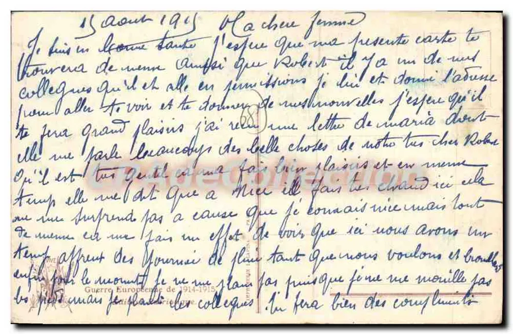 Das elsässische Dorf Steinbach, von Hügeln umgeben — I. M. L., Nr. 2108 - Rückseite