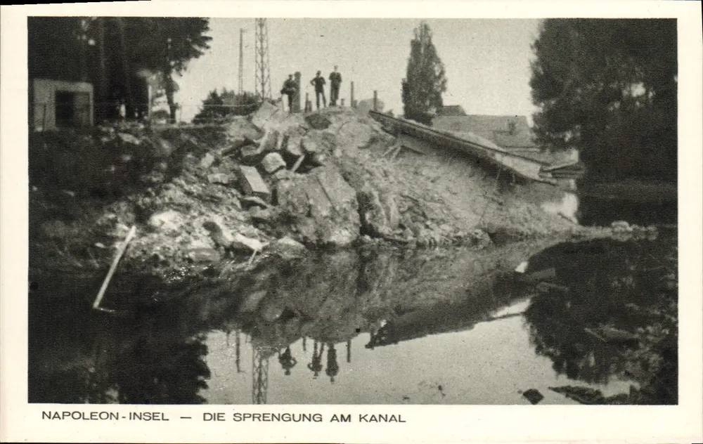 Napoleon-Insel — Die Sprengung am Kanal — Braun & Co., Willihausen - Vorderseite