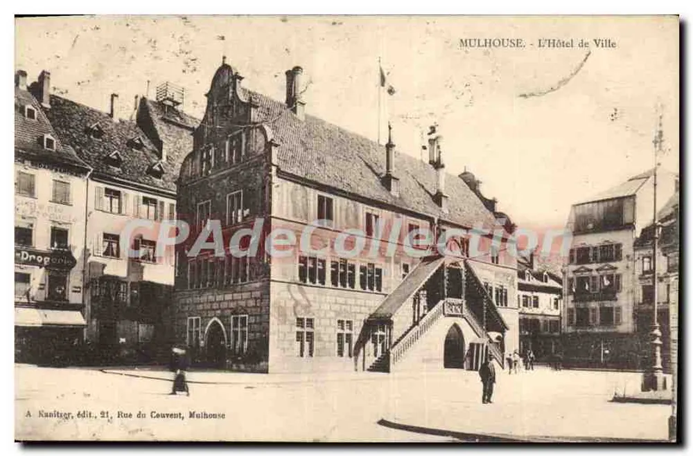 Mulhouse - O Palácio de Justiça — A. Kanitgr, editor, 21, Rue du Couvent, Mulhouse - Frente