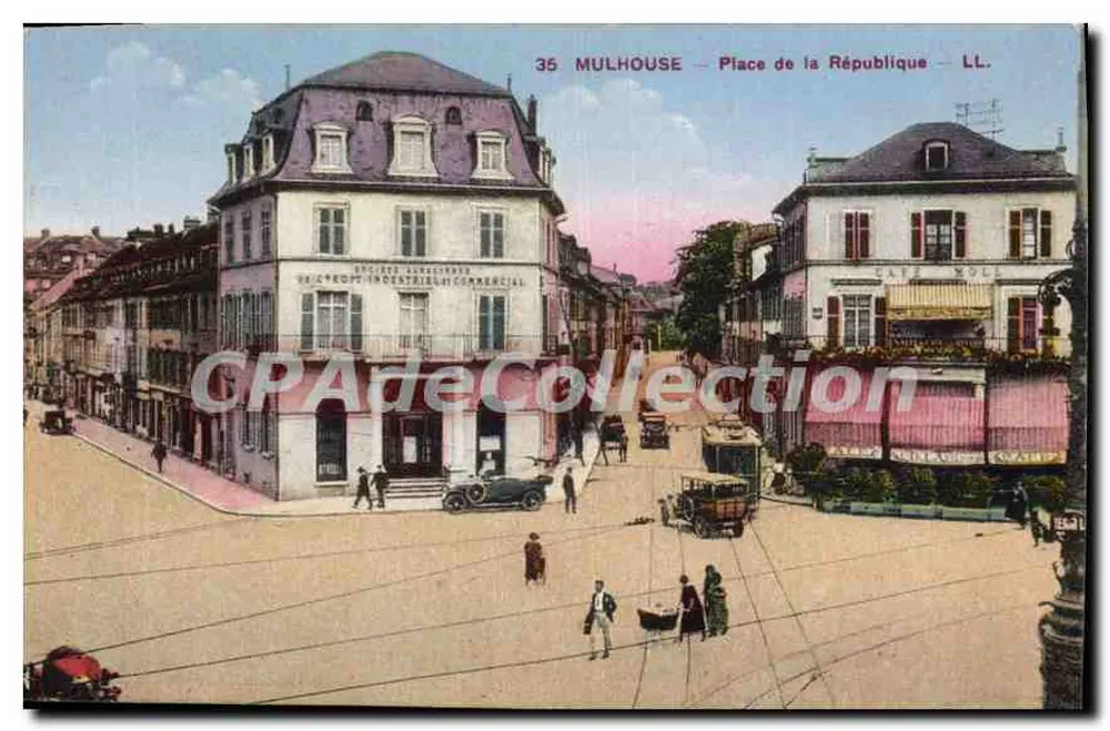 Mulhouse — Praça da República — LL. n°35 - Frente