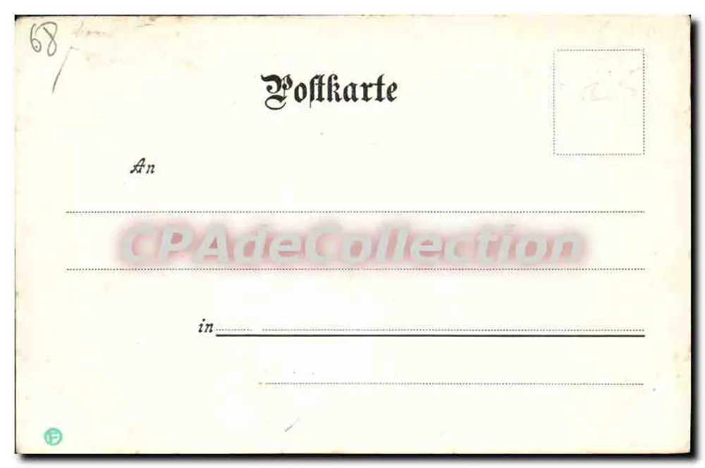 Drei-Ähren - Trois-Épis. - Interior da igreja - Verlag von Dorotkie Bemrich, Tübingen. - Verso