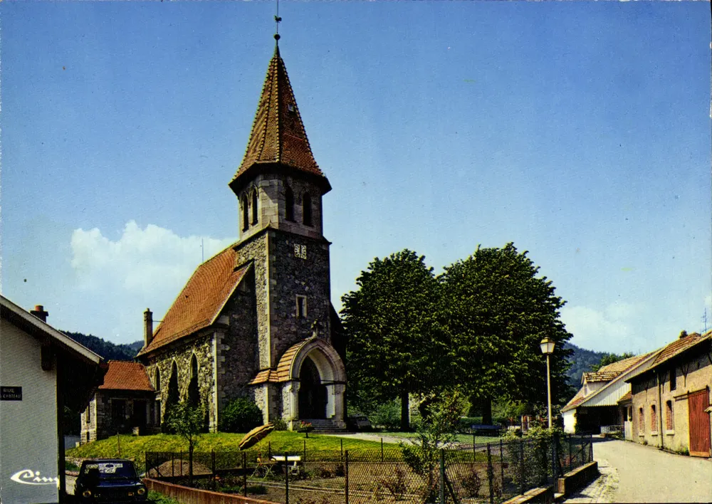 Niederbruck (Haut-Rhin) — A Igreja — Combie Imprimeur Mécon - Frente