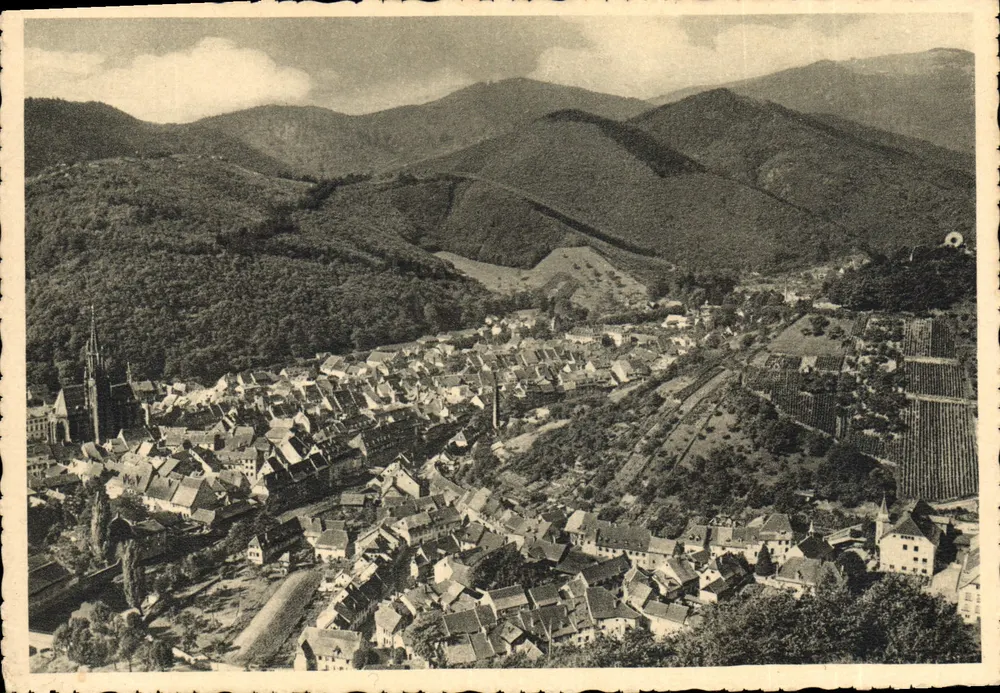 Thann (Haut-Rhin) — Vista geral — Foto Maag - St-Louis, N° 99 - Frente