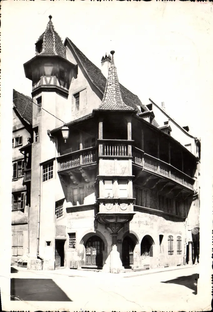 Os Edifícios antigos de Colmar — Casa Pfister — Colmar, Alto Reno - Frente