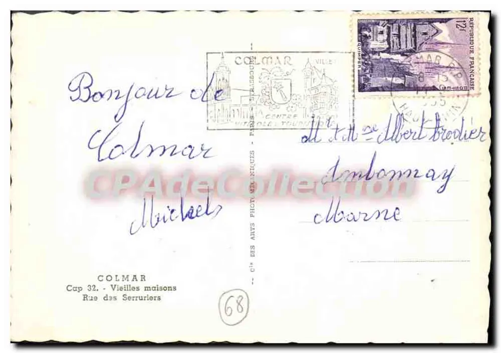 Colmar — Alte Häuser — Cap 32 - Rückseite