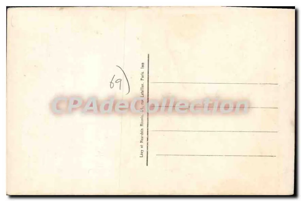 VILLEFRANCHE-s-Saône, Die Nationale Straße — Verlag LL, Nr. 61 - Rückseite