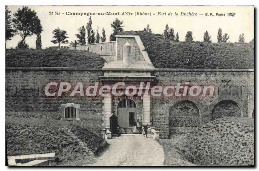 Fort de la Duchère — Champagne-au-Mont-d'Or (Rhône) — B.F. Paris 21 bis - Vorderseite