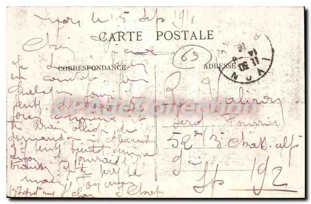 LYON - Rue de la République et Place Le Viste — J. L'Argues, édit. — Lyon, n° 5179 - Verso