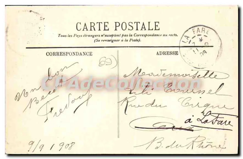 Lyon — A Escada da Praça Sathonay — LL. 132 - Verso