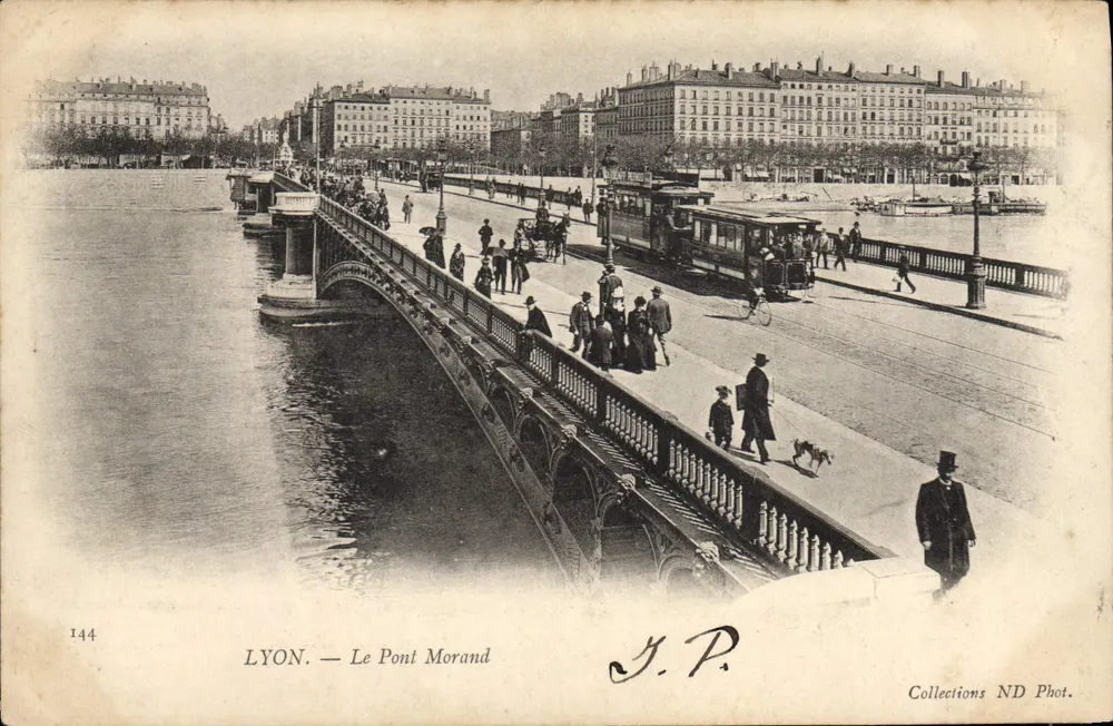 LYON — O Ponte Morand — J.P. Collections ND Phot. n°144 - Frente