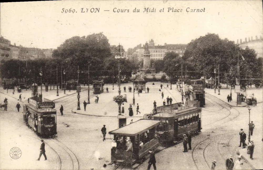 LYON — Cours du Midi e Praça Carnot — Stanley & Cie, n° 5060 - Frente